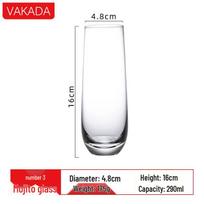 VAKADA Mojito Cocktail & Long Drink Glass