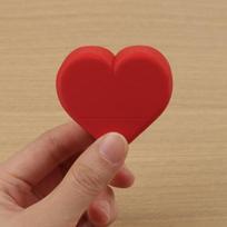 3D Printed Heart Surprise Decor Box Hidden Middle Finger Funny Prank Gag Gift for Holiday Party Home Use one size