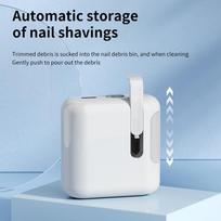 Electric Plastic Curved Finger Nail Clippers Grinder Children Adults Multifunctional Anti-Pinch Anti-Splash Automatic Portable balta