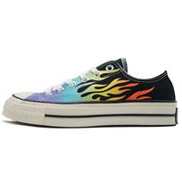 Chuck 70 Converse žemi batai su archyviniu raštu - Liepsnos 164407C 41 juoda