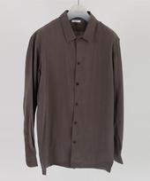 Pelto Viscos Relax Loose Fit Shirt [Coffee Color] Brown/M