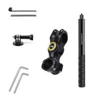 Rotatable Action Camera Handlebar Bracket For Motorcycle Ride Recording Third Person Perspective Accessory 1