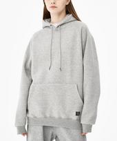 Moz Moz Tone-Down Raglan Oversized Fleece Hoodie Melange 1