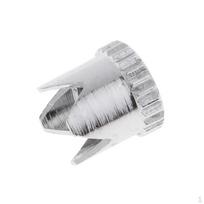 Airbrush Crown Needle Cap Air Brush Machine Accessories Part Supplies Silver