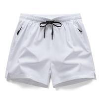 Men's Lightweight Sweatpants Summer Casual Pockets Shorts Basic Short Pants Jogging Beach Shorts Men XXXXXL balta