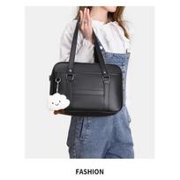 College style uniform bag two-dimensional shoulder bag women's oblique span bag commuter bag simple handbag 33*10*23cm juoda