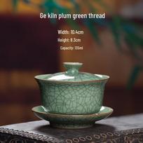 Cha Xun Ge Kiln Plum Green Gaiwan