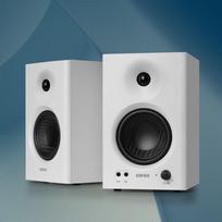 Edifier MR4 High-Fidelity Active Studio Monitors CN plug (adapter included) balta