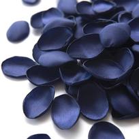 200 vnt. imituotų šilko rožių žiedlapių, spalvotas, minkštas dirbtinis žiedlapis, skirtas tortų desertui Dark blue
