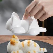 Mieli suši įrankiai Onigiri formelės Katės gyvūno formos Suši Vaikams Ryžiai Maltos bulvės Moliūgų košė Kepimo reikmenys Virtuvės įrankiai 1PCS