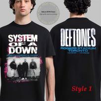System Of A Down X Deftones Toronto Canada 2025 On Sep 3 And 5 2025  T-Shirt Mens Womens Tees Top 3XL