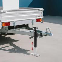 Priekabos atraminis domkratas, laisvai stovintis 10 colių kėlimo aukščio rankinis crank trailer jack, 1 tonos keliamosios galios, automobilių priežiūrai ir padangų keitimui United States