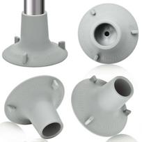 4 Pack Shower Chair Replacement Feet Large Rubber Suction Cups 1-1/8  I.D Non-Slip for Bath Seats Transfer Benches