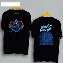 Naujas VISŲ dydžių DAFT PUNK ALIVE 2007 m. turo marškinėliai Unisex marškinėliai XXL blue