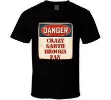 Crazy Garth Brooks Fan Music Artist Vintage Sign T Shirt S