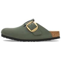 Birkenstock Boston Madingi Sagtiniai Uždari Šlepetės Unisex šlepetės Žalios 1028005 41