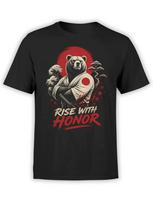 Samurai Honor Bear Tshirt Unisex S