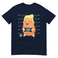 Trump Balloon Mugshot Fulton County Jail Funny AntiTrump TShirt S