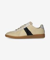 [Maison Margiela] Vintage Treatment Replica Sneakers - Black:Yellow S57WS0505P8153HA771SS25 42