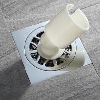 Modern Rectangle Bathroom Accessories 4 Inch Anti-odor Shower Washing Machine Floor Drain 100x100mm Washing Machine Floor Drain (as the picture,Brass)