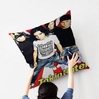 Bill Kaulitz Tom Tokio Hotel Classic Lucky Dragon Pillow Cover Sofa Cushion Cover Home Room Decoration Children Gift 30x30cm