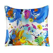 100% Silk Pillowcase Floral Both Sides Silk Pillow Case Cover Zipper Throw Pillow Cushion Multicolor 40x40cm