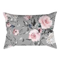 Botanical Mosaic Art Home Polyester Decor Pillowcase Elegant Living Room Sofa Rectangular Cushion Cover 30x50cm 30x50cm