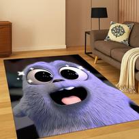 3D Grizzy ir Lemingai Animacinis Kilimas-Kilimėlis Miegamajam Svetainei Sofai Namų Dekoras,vaikų Žaidimų Zonos Kilimėlis Neslystantis Grindų Kilimėlis Dovana 40x60cm