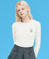 Mackie Daisy Patch Slim T-Shirt White 1 Size
