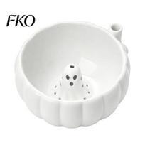 Ghost Face Berry Bowl Halloween Swirl Bowl, Center Wash with 360 Degree Rotating Vortex Handmade Tableware Spin Function, PLA Fruit Strainer balta