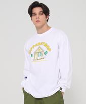 Upper Strop [Up9036] Camping Graphic T-Shirt White L