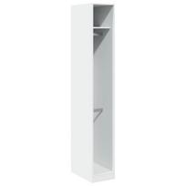 vidaXL Garde-robe Blanc 30x50x200 cm Bois d'ingénierie