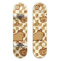 KIYERSY Double-Sided Cruiser Skateboard with Flashing Wheels