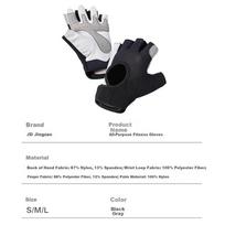 All-Purpose Fitness Gloves for Pull-Ups, Single Bars, Cycling, Weightlifting, Non-Slip Half Finger Gloves for Men And Women, Black And Gray, Size L
