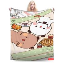 Bubu ir Dudu geros nakties pledai flaneliniai jaukūs super minkšti mesti pledai sofai lovai pledai 130x150cm