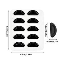 5pair Silicone Eyeglass Nose Pads, Adhesive Grips for Sunglasses, Daily Reading Driving Glasses Accessories for Women Men