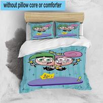 1PC Magical Friendship timmy Adventure Flannel Blanket Suitable for Both Men And Women, SoftIdeal for Beds And Sofa, Birthday Or Christmas Gift 135cm*200cm