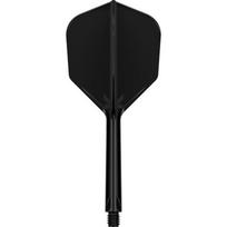 Smiginio plunksnos Target K-Flex No.6 Short, 3 vnt. - Juoda