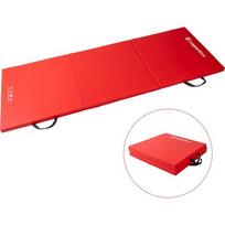 Sulankstomas gimnastikos kilimėlis inSPORTline Trifold 195 x 90 x 5 cm - Raudona