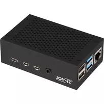 Aliumininis korpusas Raspberry Pi 4 B JYT RB-AlucaseP4+01B, juodos spalvos