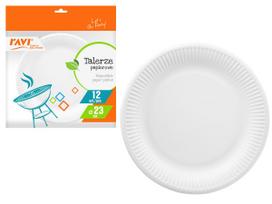 Vienkartinės lėkštės Simple Solution 10392, Ø 23 cm, 12 vnt.