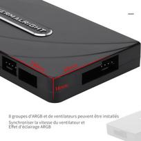Thermalright Argb Ventiliatorių Valdiklis su 8 Lizdais ir Hub