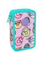 Forminis dviejų skyrių penalas su priedais CoolPack Jumper 2 Happy donuts