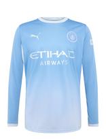 PUMA - Manchester City F.c. Home Jersey Replica Ls - Sportiniai futbolo marškinėliai - Mėlyna