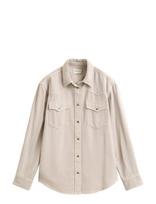 Gant - Rel Denim Twill Ranger Shirt - Džinsiniai marškiniai - Smėlio