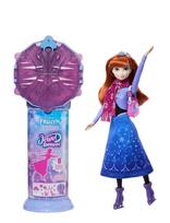 Frost - Disney Frozen Jewel Reveal Ice Skating Anna Fashion Doll With 8 Surprises Including Gem Box & Accy - Lėlė - Violetinė