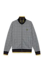 Lyle & Scott - Hawick Check Track Jacket - Bomberio striukė - Pilka