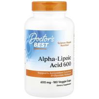 Doctor's Best Alfa lipoinė rūgštis 600 mg - 180 kapsulių