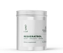 L Cell Trans Resveratrolis milteliai 24g  >98% grynumas