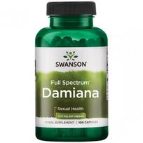 Swanson DAMIANA LAPAI 510mg - 100 kapsulių